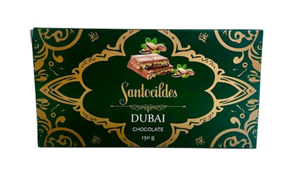Chocholate con pistacho y kadaifi